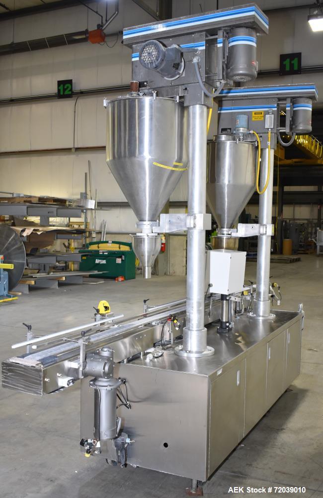 Barry-Wehmiller (Mateer) 4900 Dual Head Semi-Automatic Filler